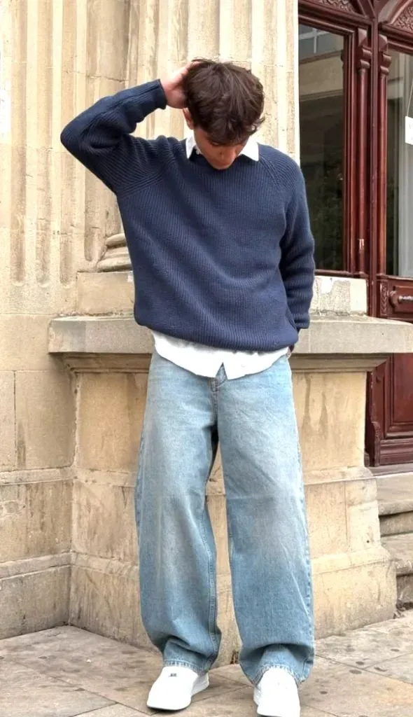 31+ Must-Have Men's Baggy Jeans Styles for Effortless Cool - Men Inspire