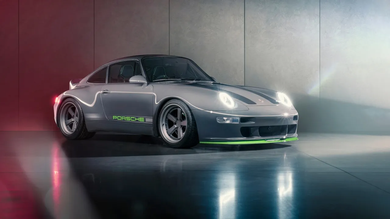 Porsche 911, Gunther Werks 400R Coupe Infinity Grey, 5K, 8K, Classic cars