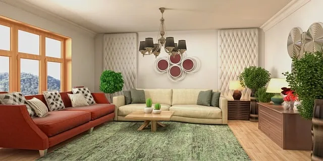 Free Living Room Interior Design illustration and picture