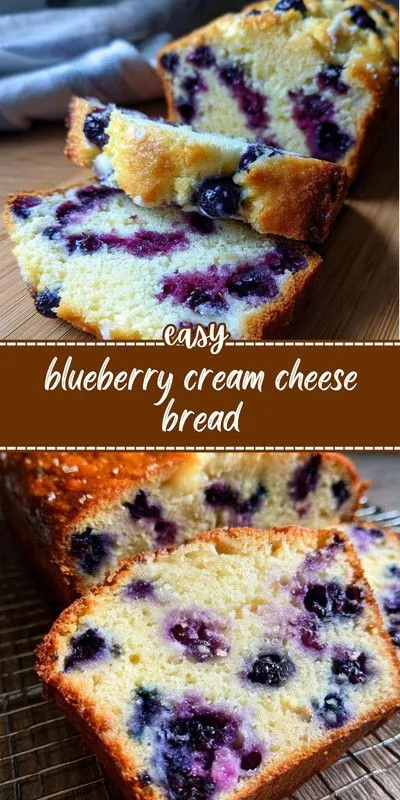 Irresistible Blueberry Cream Cheese Bread Recipe