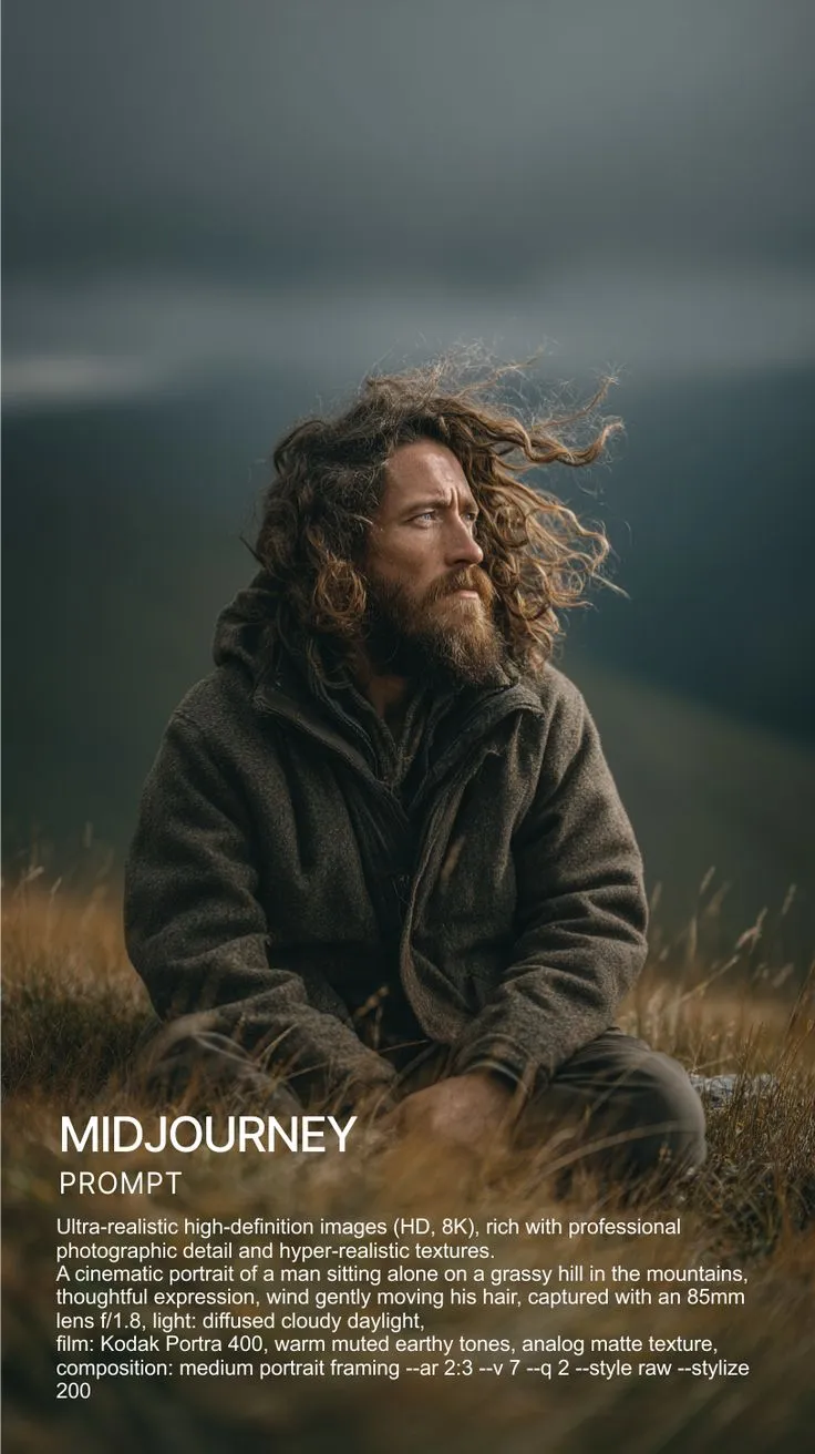 МУЖЧИНА | PROMPT | ПРОМТ МИДЖОРНИ | НЕЙРОВИЗУАЛ | MIDJOURNEY