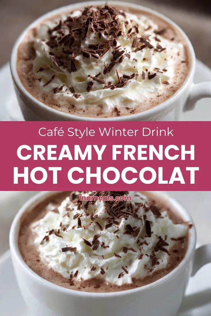 Creamy French Hot Chocolate – Café Style Winter Drink