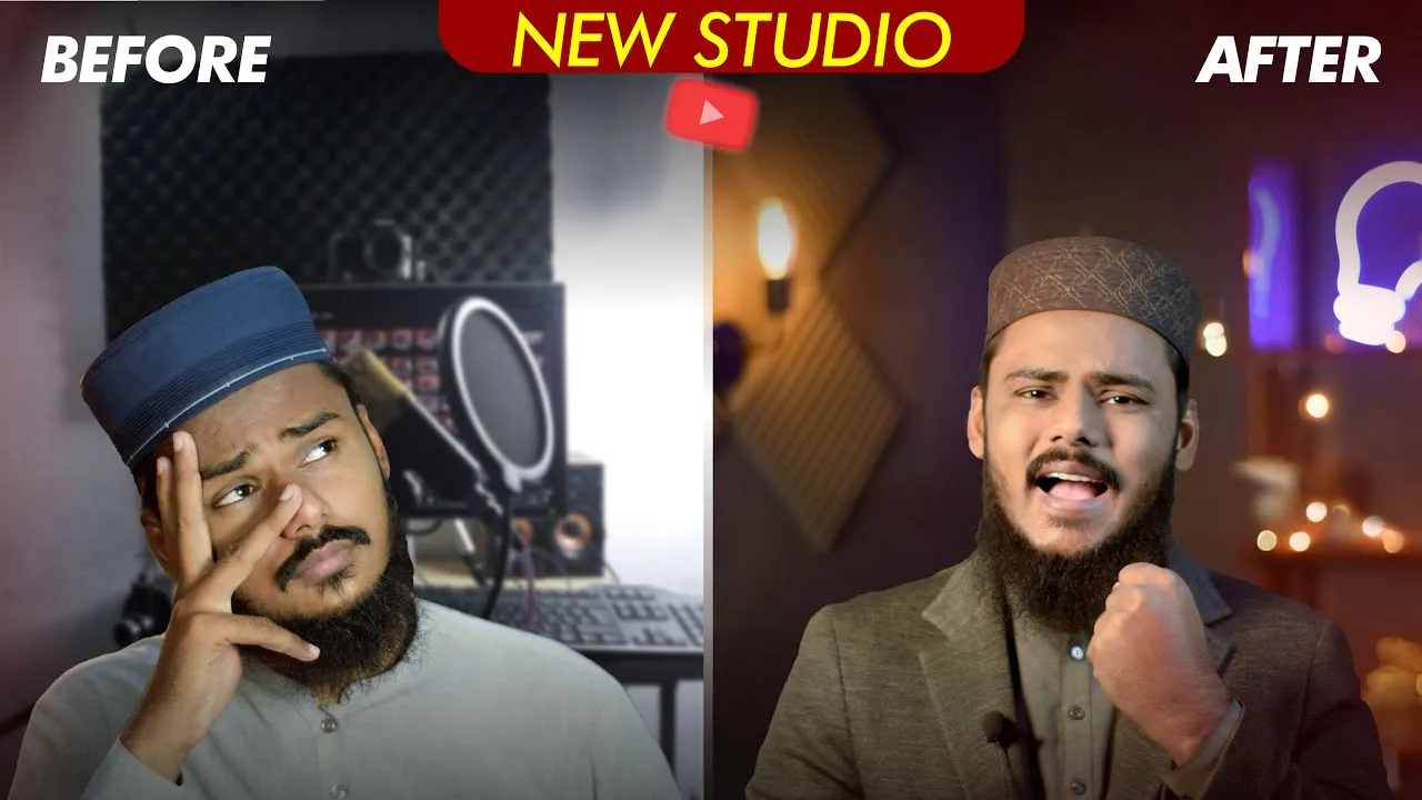 New Setup 2025 | How to Make a Low Budget YouTube Studio Setup | F Guide