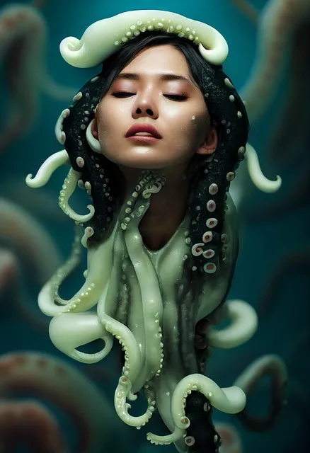 Free Woman Portrait illustration and picture