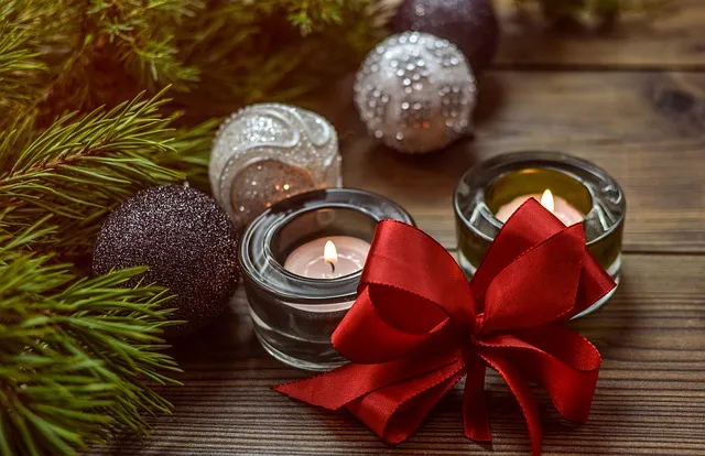 Free Christmas Candles photo and picture