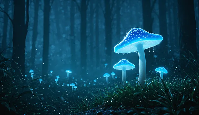 Free Wallpaper Mushroom illustration and picture