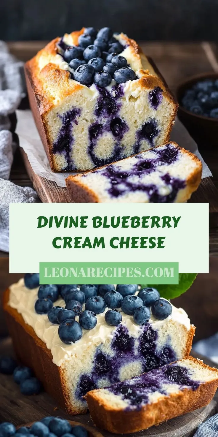 Divine Blueberry Cream Cheese Bread For Weekend Baking