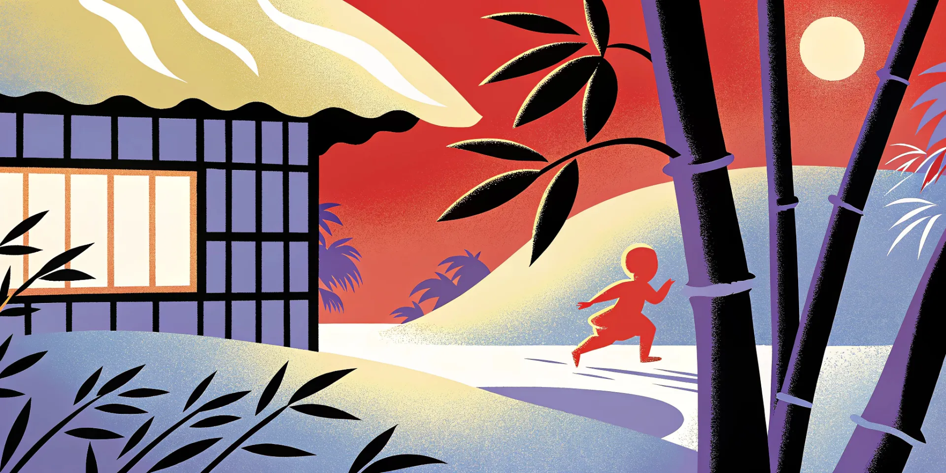 Child running around