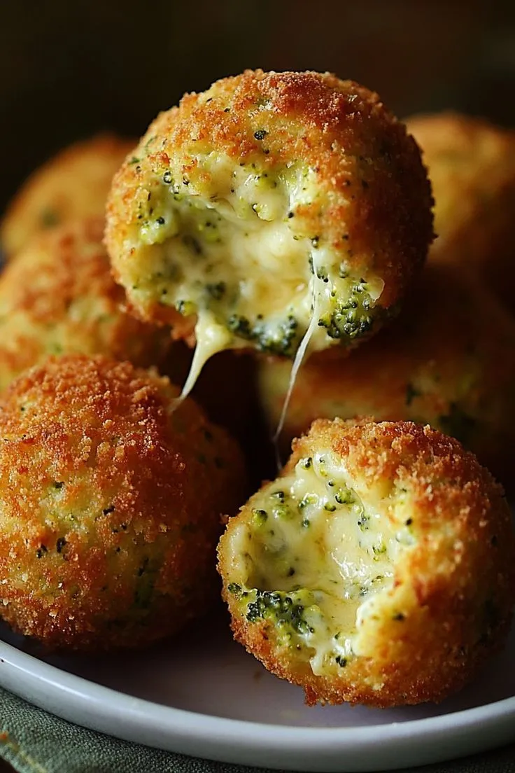 Baked Broccoli Cheese Balls
