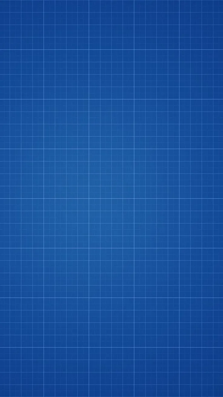 a blue background with grids and lines in the middle, as well as an image of