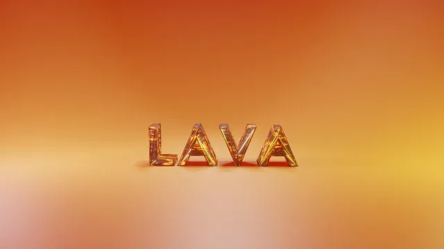 Free Lava Text illustration and picture