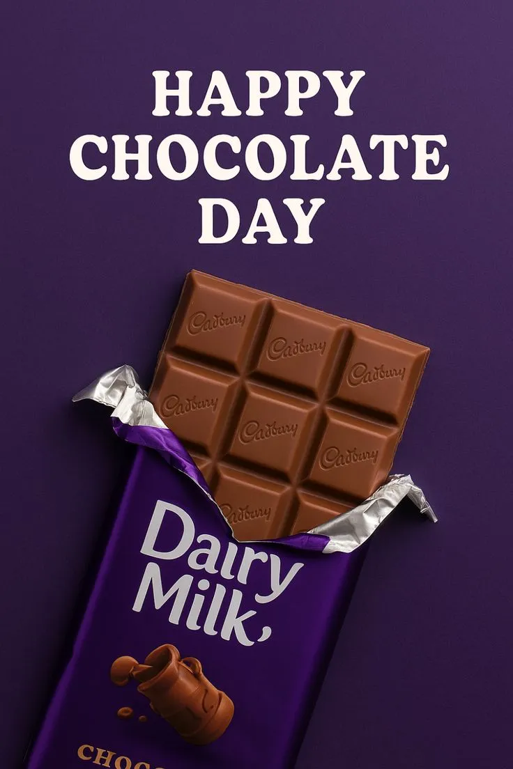 Happy Chocolate Day with Dairy Milk – Sweet Moments in Every Bite