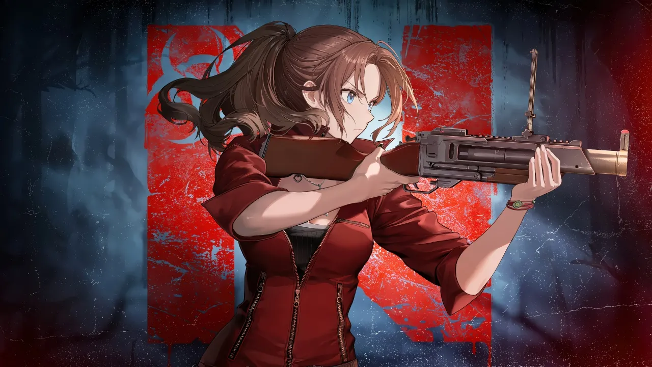 Goddess of Victory: Nikke, Claire Redfield, Resident Evil, 5K, Anime girl
