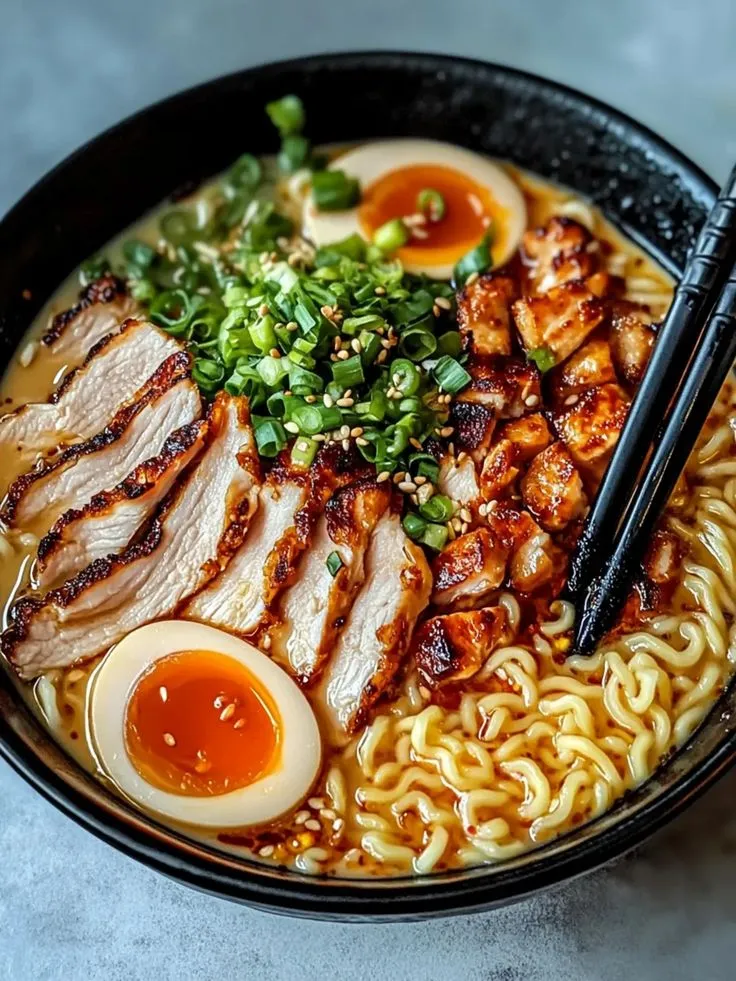 Fiery Chicken Ramen: Spicy & Indulgent Comfort in a Bowl