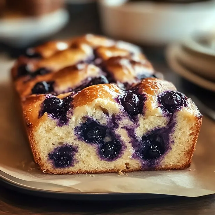 Blueberry Cream Cheese Bread