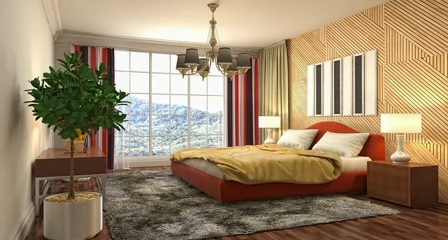 Free Bedroom Interior Design illustration and picture