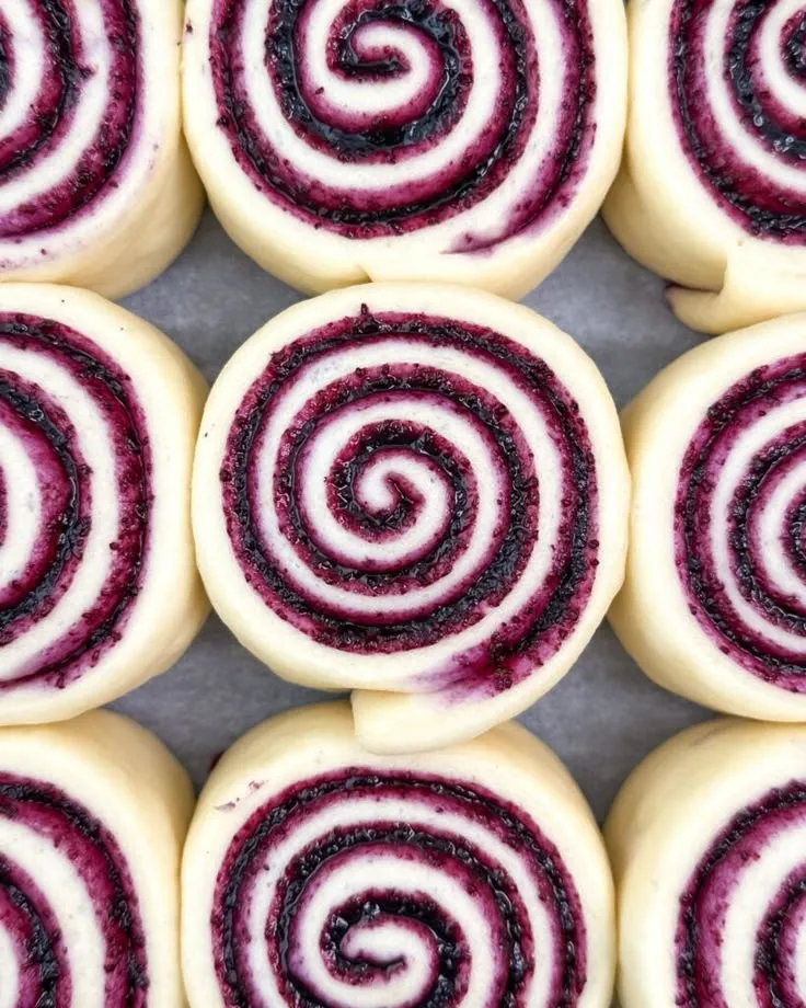 Blueberry Rolls with Cream Cheese Frosting - Bread By Elise