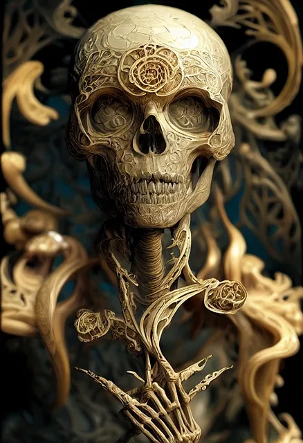 Free Skull Skeleton illustration and picture