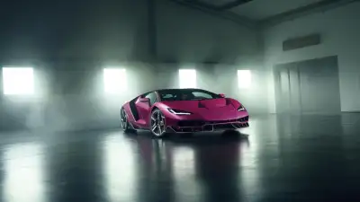Lamborghini Centenario, Albert Spiess Collection, 8K, 5K, Garage
