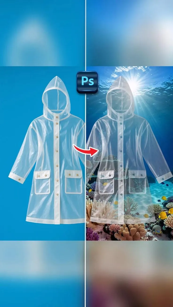 The easy way to remove background of transparent subjects using Photoshop Video by @smart.graphicss