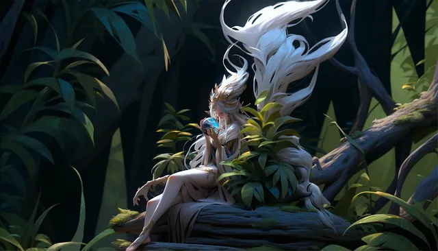 Free Ai Generated Woman illustration and picture