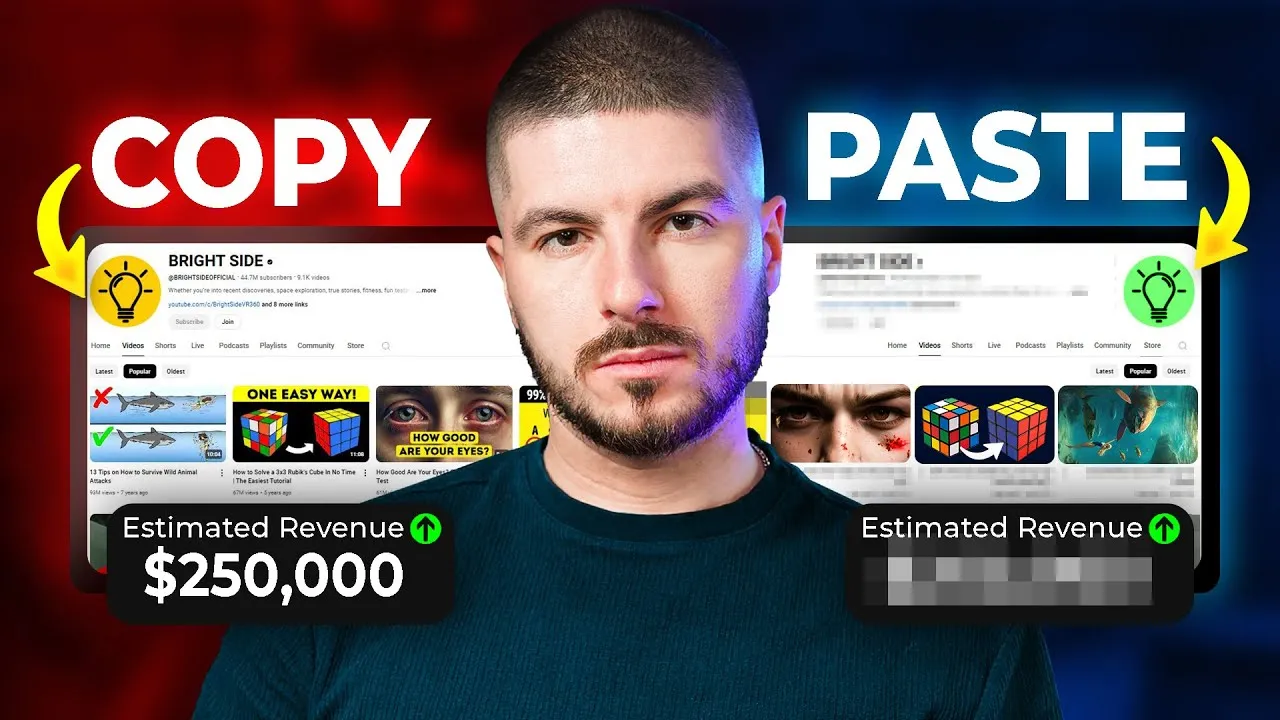 Copying a $24,837/Month Channel Using AI – Here’s the Truth