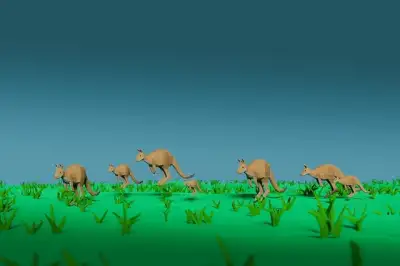 Free Kangaroos Marsupial illustration and picture