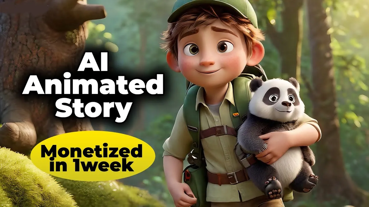 Make UNLIMITED Kids Animated Story Videos with AI | Make Money online With AI 2025