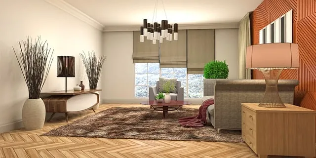 Free Living Room Interior Design illustration and picture