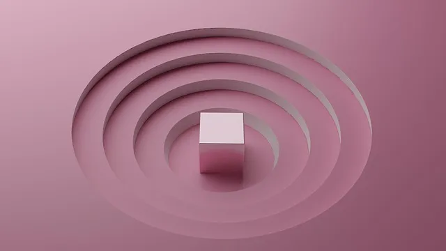 Free Cube Minimalist illustration and picture