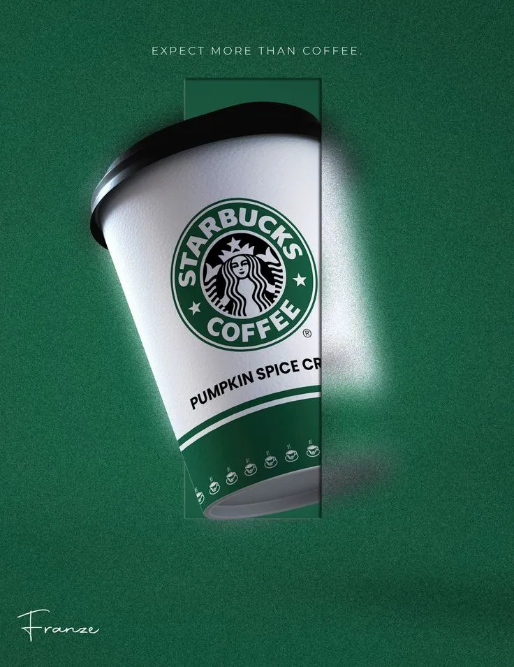 Starbucks Coffee Minimalist Poster Design