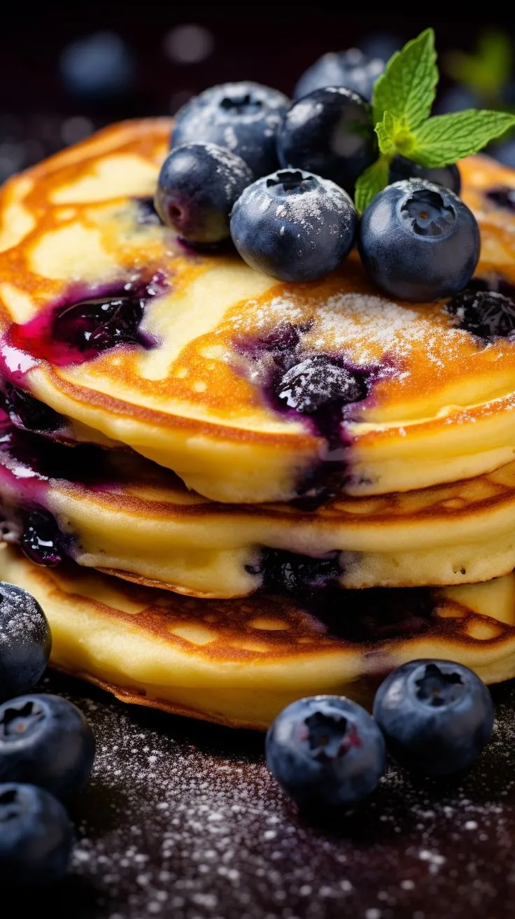 Blueberry Pancakes [20 Minutes] - Chasety