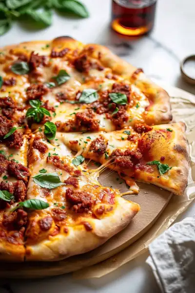 The Best Homemade Chorizo Pizza