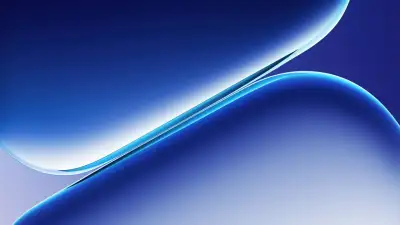 Blue abstract, Gradient curves, OnePlus Pad Go 2, Stock, 5K, Blue aesthetic