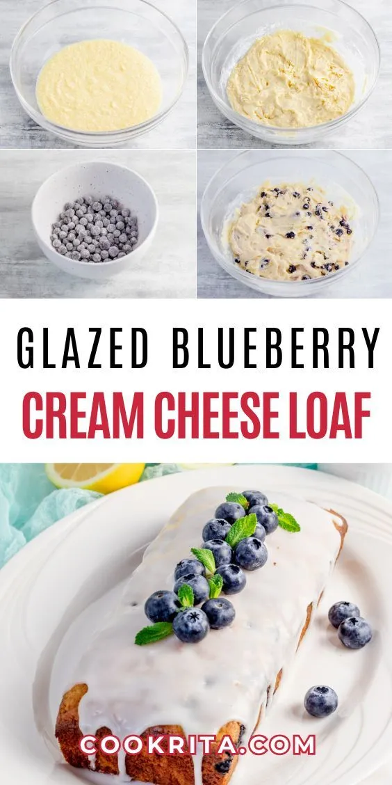The Perfect Quick Bread: Blueberry Cream Cheese