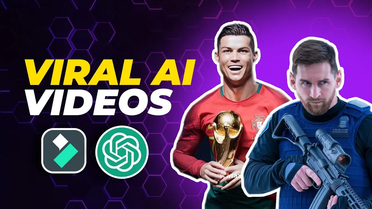 Go VIRAL Creating Hilarious Messi & Ronaldo Videos with AI – Easy Money Hack!