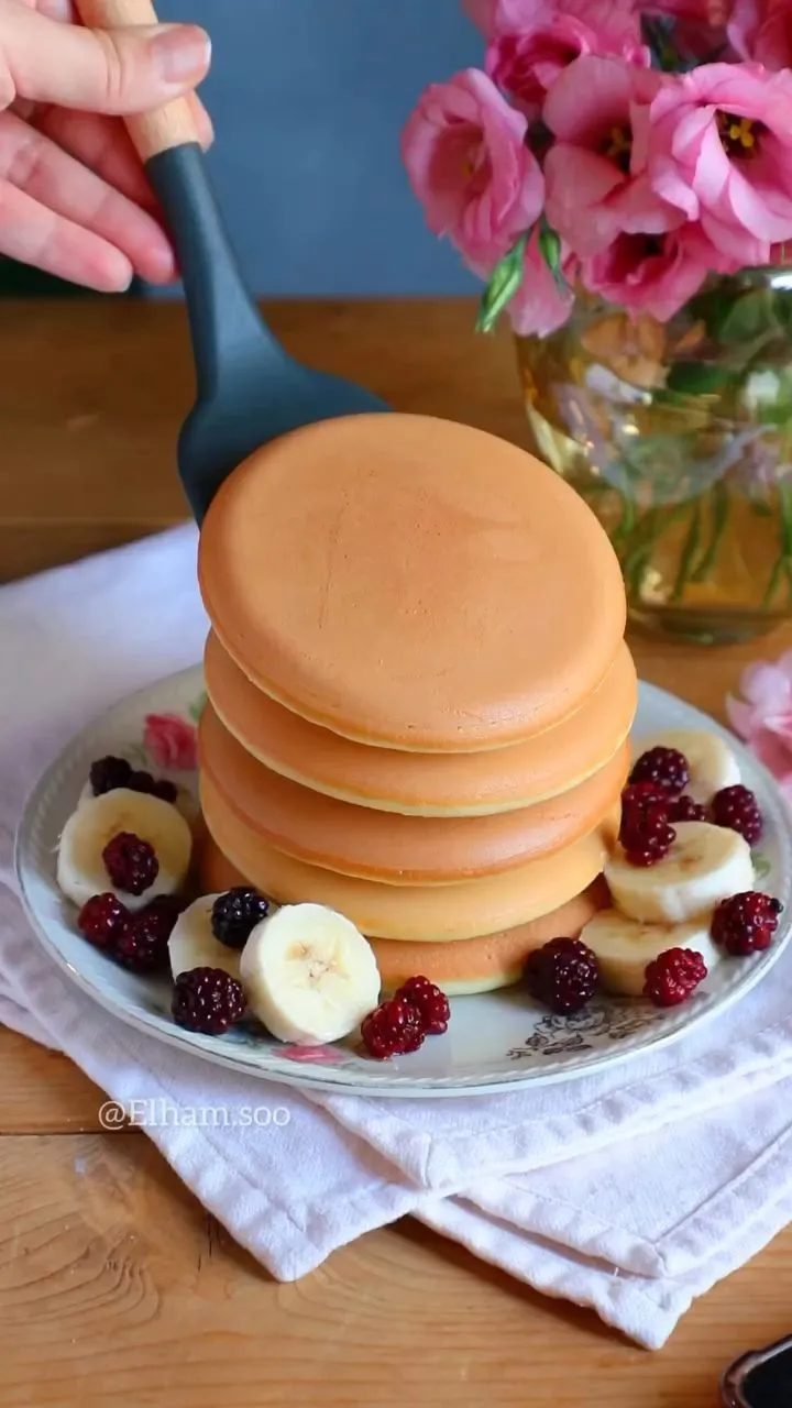 Tepli pancakes with soft and fluffy texture