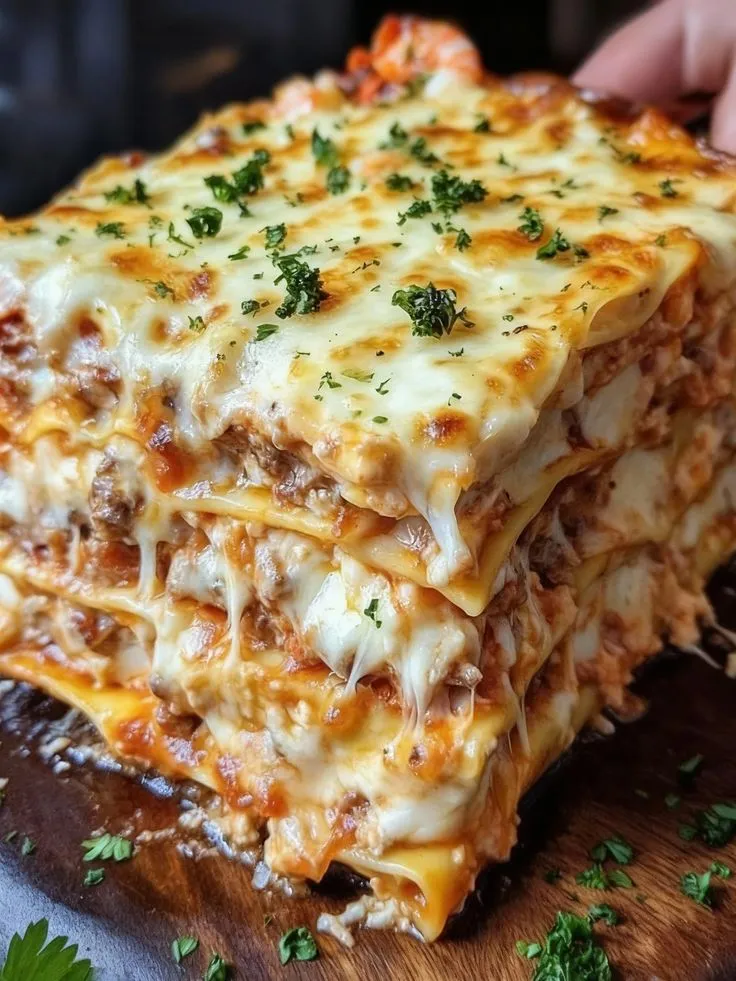 Seafood Lasagna with Shrimp & Crab Recipe