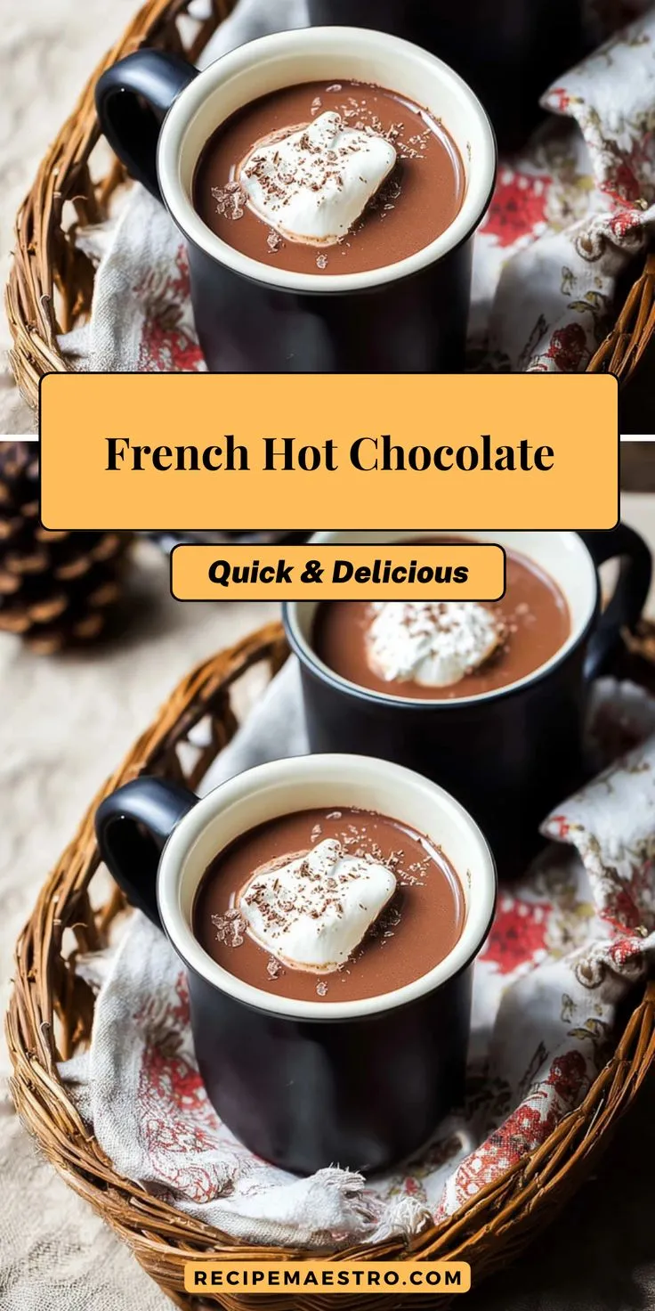 Authentic French Hot Chocolate Recipe for Cozy Winter Sipping