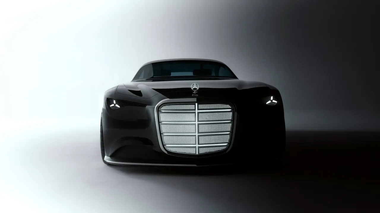 Mercedes-Benz Vision Iconic, 2025, 5K, Concept cars, Black cars