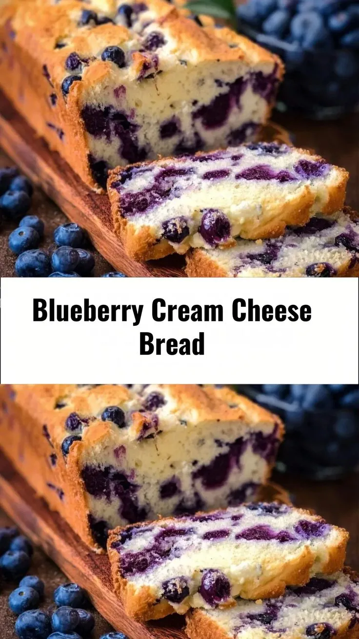 Delicious Blueberry Cream Cheese Bread Recipe for Weekend Brunches