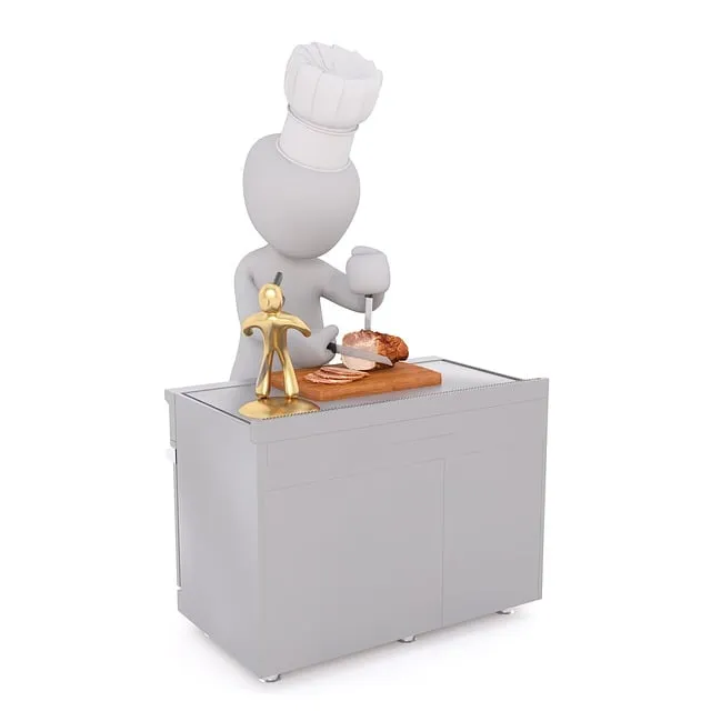 Free Cook Serve illustration and picture