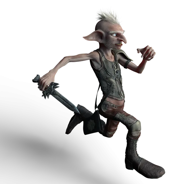 Free Elf Warrior illustration and picture