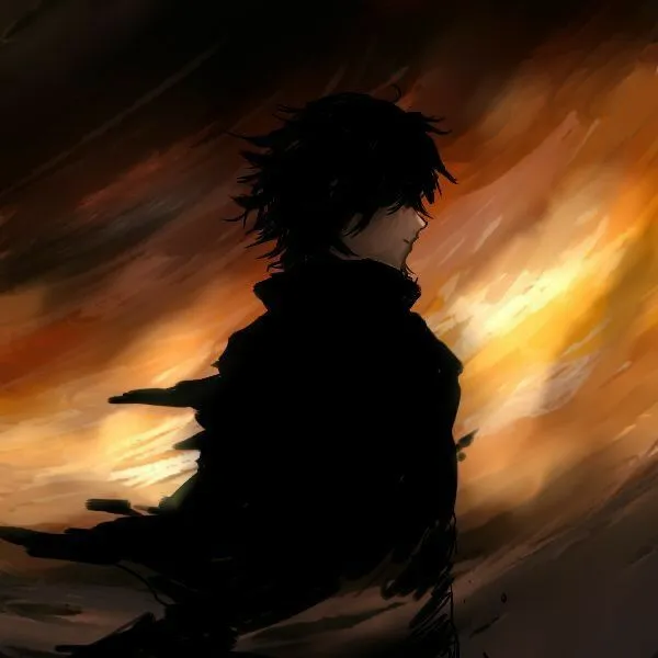 a man with dreadlocks standing in front of an orange and yellow background