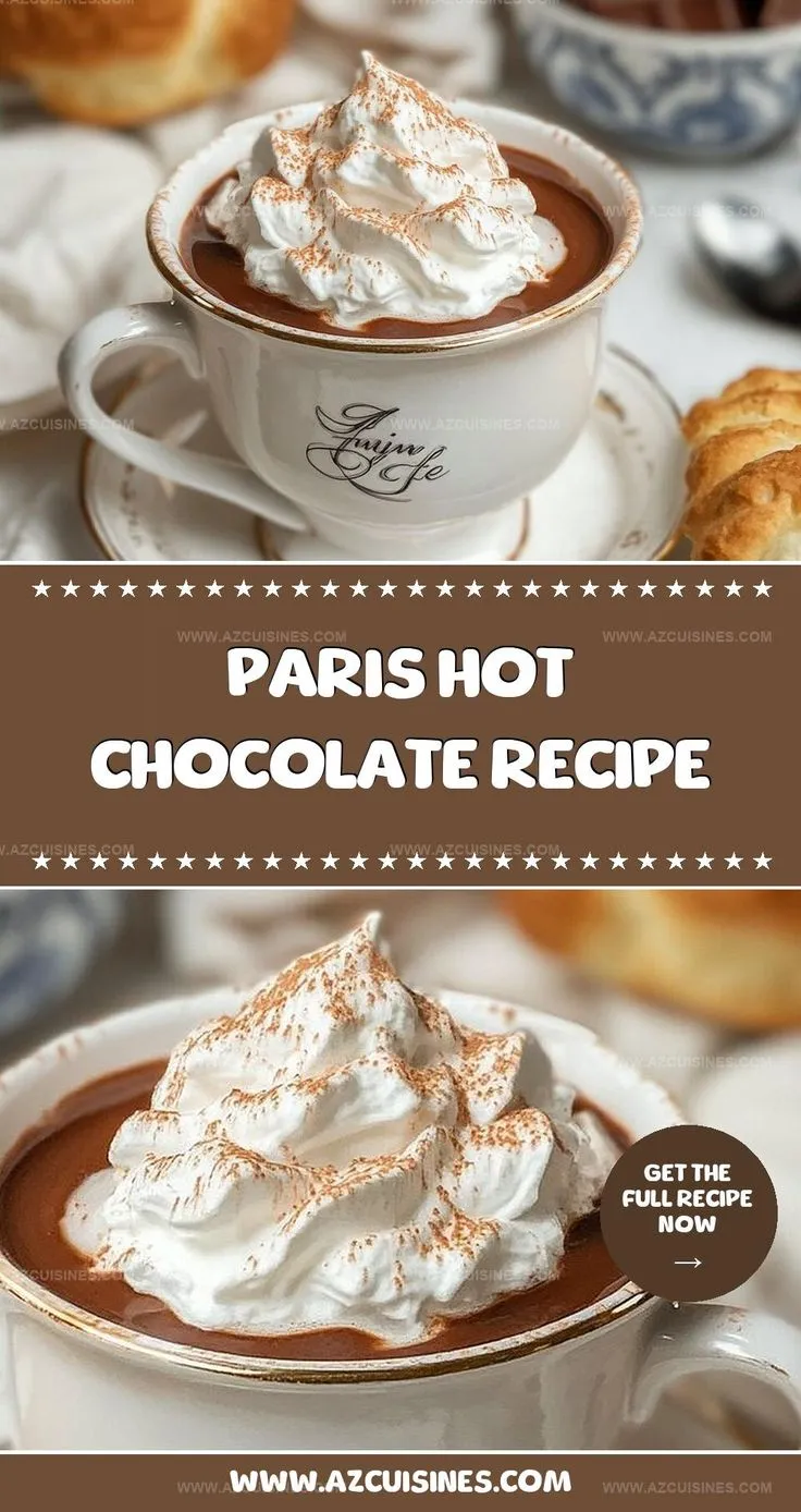 Dreamy Paris Hot Chocolate Recipe for Cozy Winter Nights