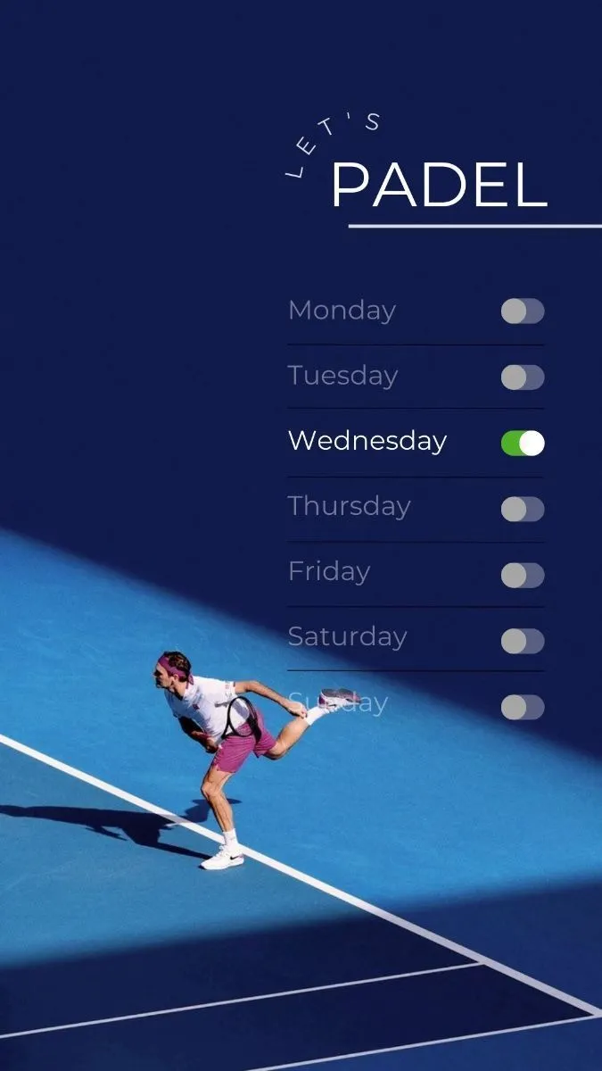 ✏️Padel Story Template | Social media design inspiration, Social media ideas