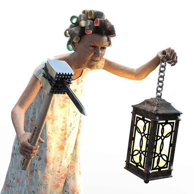 Free Character Old Lady illustration and picture