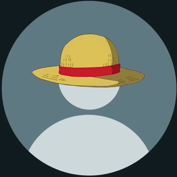 a yellow hat with a red ribbon around the brim is shown in a circle