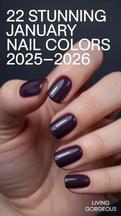 22 January Nail Colors 2025–2026 for a Refreshing Start
