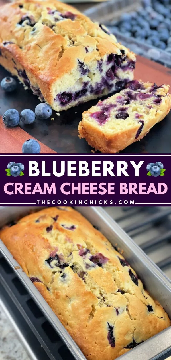 BLUEBERRY CREAM CHEESE BREAD